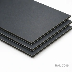 ALU-BOND - antracit RAL 7016 mat/mat